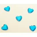 Coeurs strass turquoise – Décoration brillante pour mariage, anniversaire ou baptême