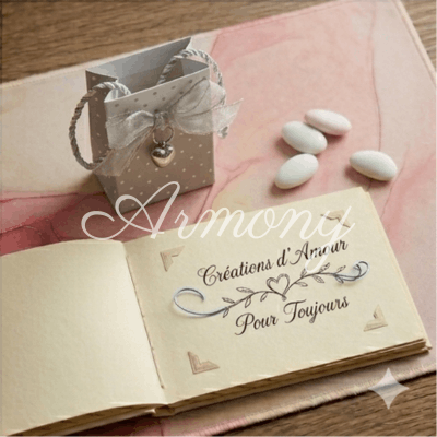 Petit sac en carton pour dragées à pois – Sachet cadeau décoratif – Image 5