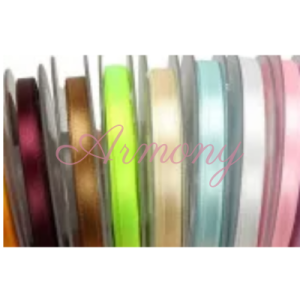 Ruban satin 6 mm x 25 m – Plusieurs coloris disponibles