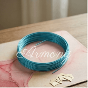 fil aluminium turquoise 1mm 10m decoration diy